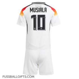 Deutschland Jamal Musiala #10 Fußballbekleidung Heimtrikot Kinder EM 2024 Kurzarm (+ kurze hosen)